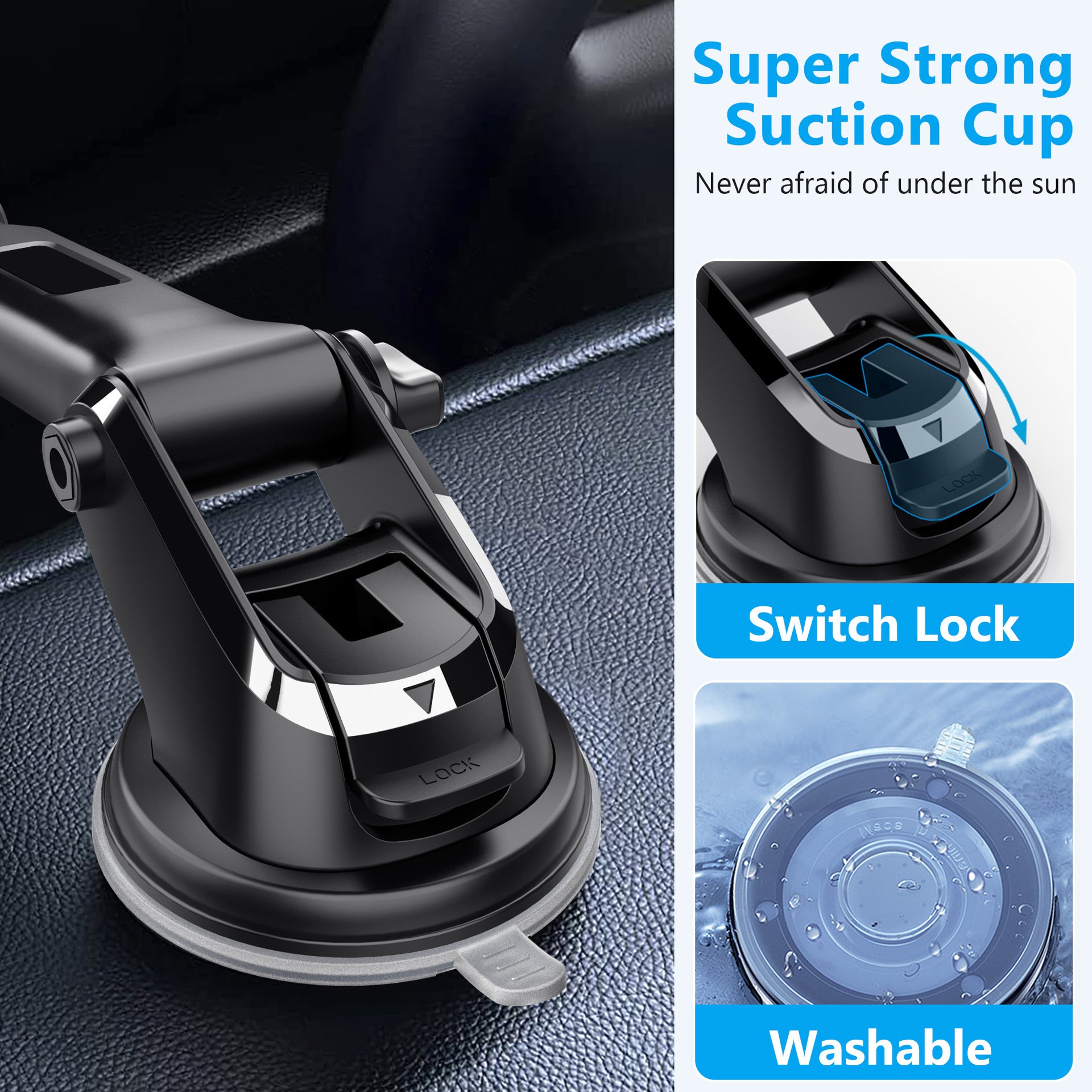 Factory Manufacture Dashboard Mobile Phone Holder for Car Universal Extension-type Phone Mount Car Smartphone Car Holder
