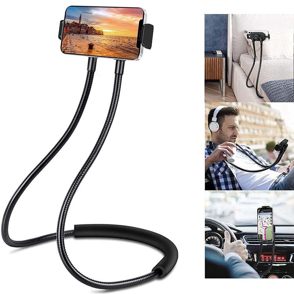Hot Selling Universal Flexible Mobile Phone Holder Portable Neck Mobile Phone Lazy Bracket for Bed Outdoor