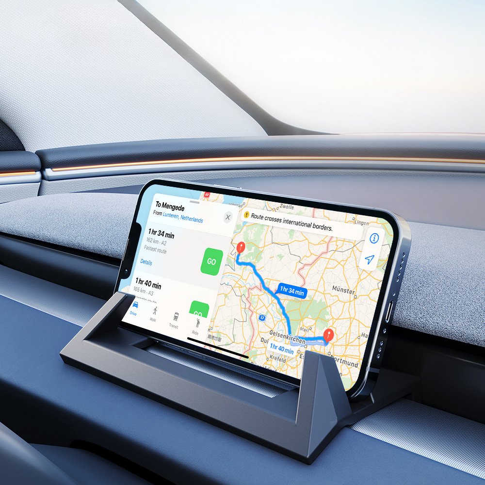 Car HUD Dashboard Mount Holder Stand Bracket for Mobile Cell Phone GPS Car Interior Accessory for Tesla Model 3 Highland