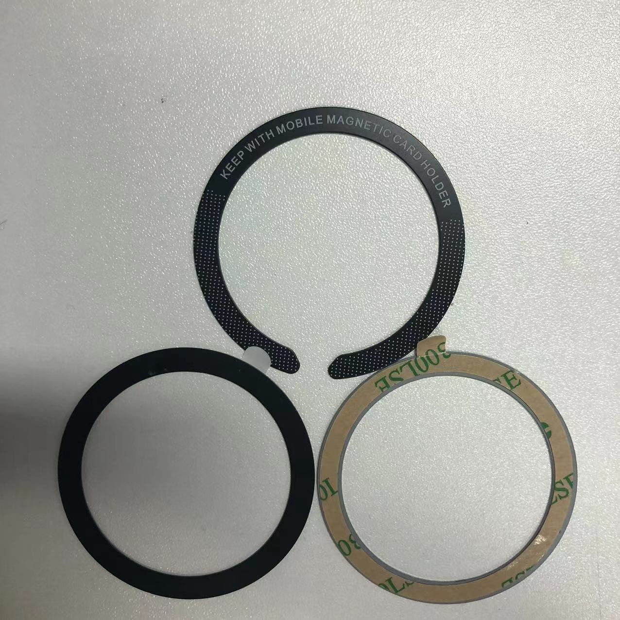 Round metal magnet sticker ring compatible all of phone