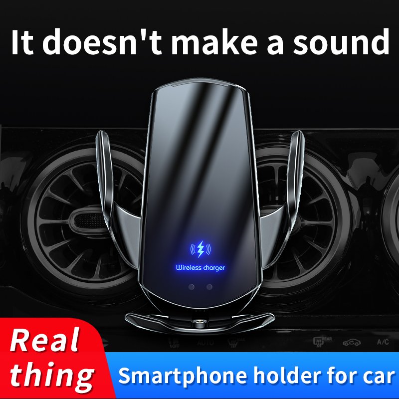 For Iphone For Samsung Touch Induction Car Mount Holder Q3 Fast Magnetic 15W Car Wireless Charger