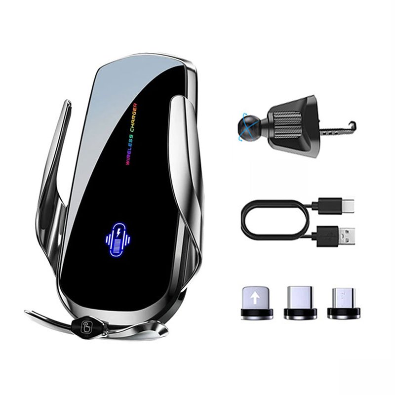New Car Holder Phone Wireless Charger Phone Navigation Bracket Car Accessories Car Mount