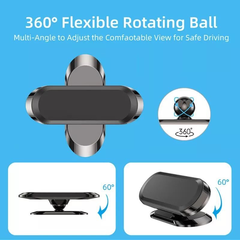 Custom Alloy Super Strong 8 PCS Magnetic 360 Rotating Car Phone Holder for iPhone 15 Pro Max Magnet GPS Car Support Mount