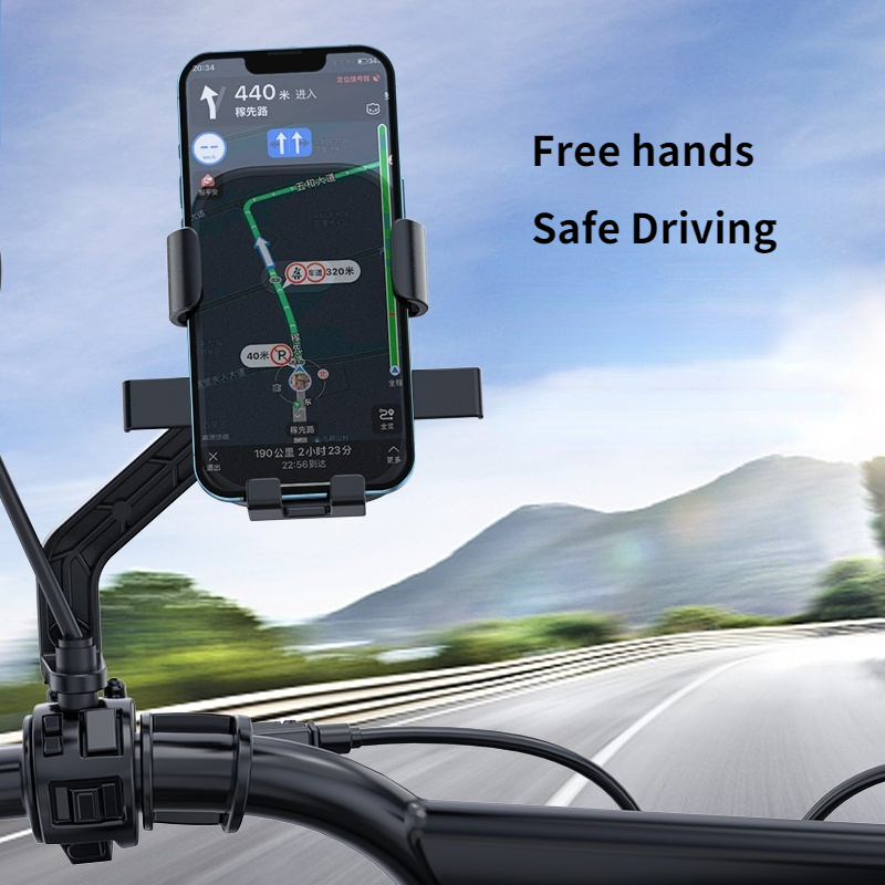 Universal Mobile Stand Phone Bike Mount Mobile Mount for Bicycle Electric Bike Motor Kit Handlebar Mounting Cell Phone Holder