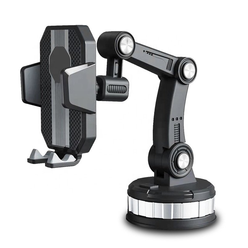 Car Mobile cell Phone Holder Suction Cup Type 360degree rotation which can be Fixed with Shockproof Adjustable Stand Navigation