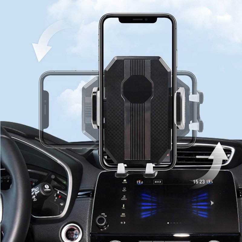 Car Mobile cell Phone Holder Suction Cup Type 360degree rotation which can be Fixed with Shockproof Adjustable Stand Navigation