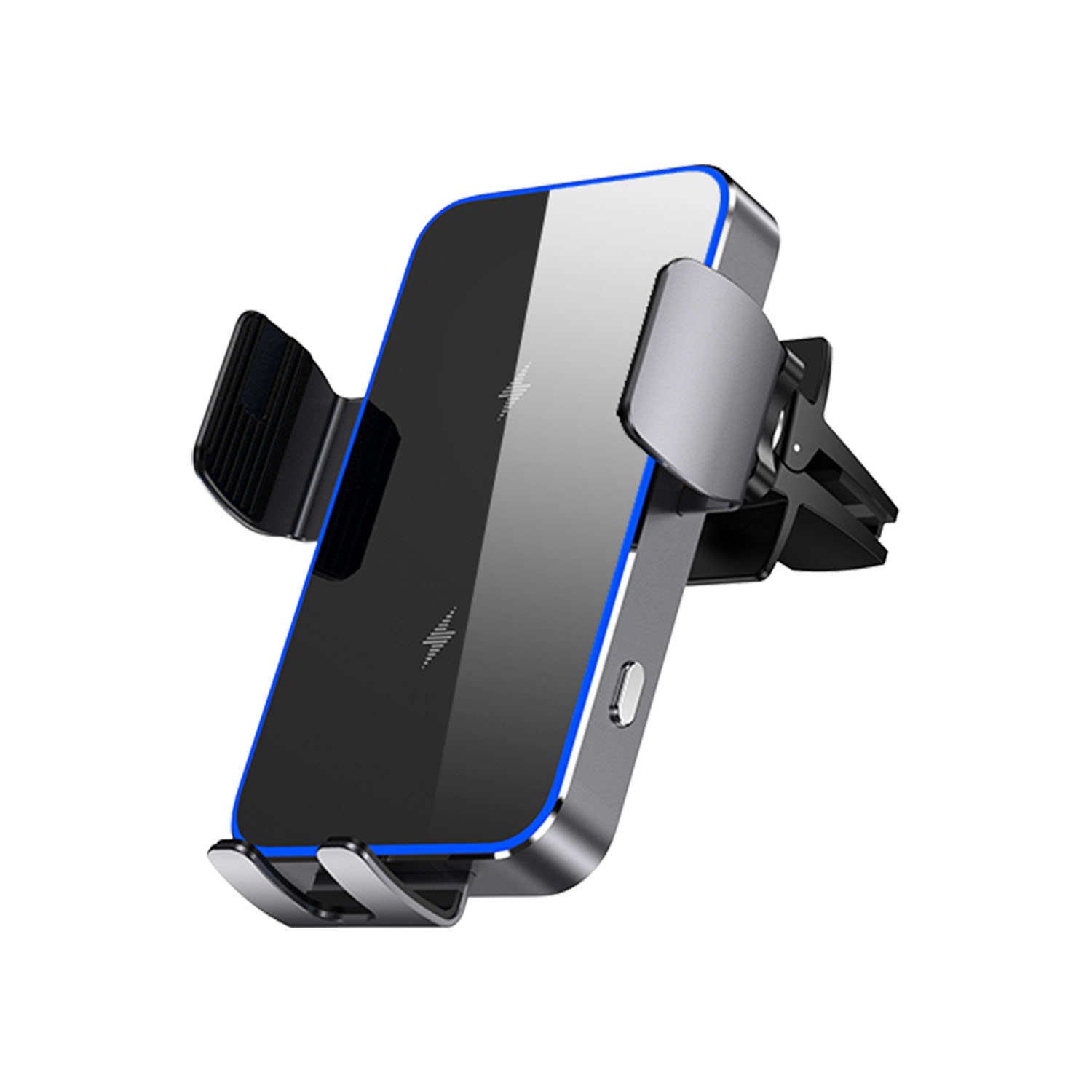 Aluminium Alloy High quality 15W Qi Car Wireless Charger Fast Charging Car Mount Phone Holder for Samsung folding phone