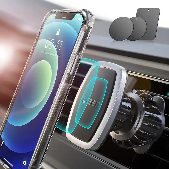 Lisen Car Holder in Car Air Vent Clip Mount No Magnetic Mobile Phone Holder Cell Stand Car Phone Holder