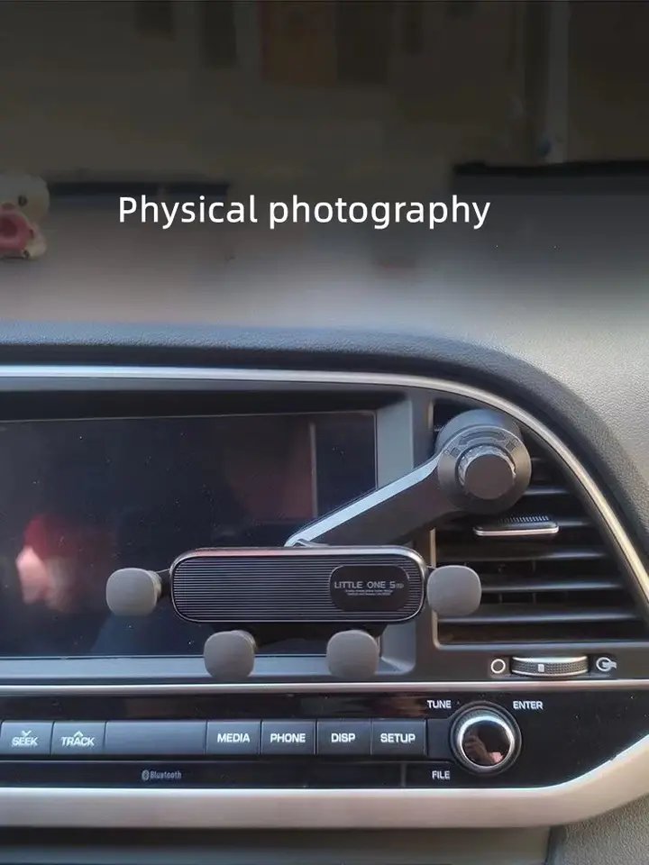 Universal Gravity Phone Mount 360 Free Rotation Smartphone Mini Car Air Vent Adjustable Phone Holder Won't Block Air Vent