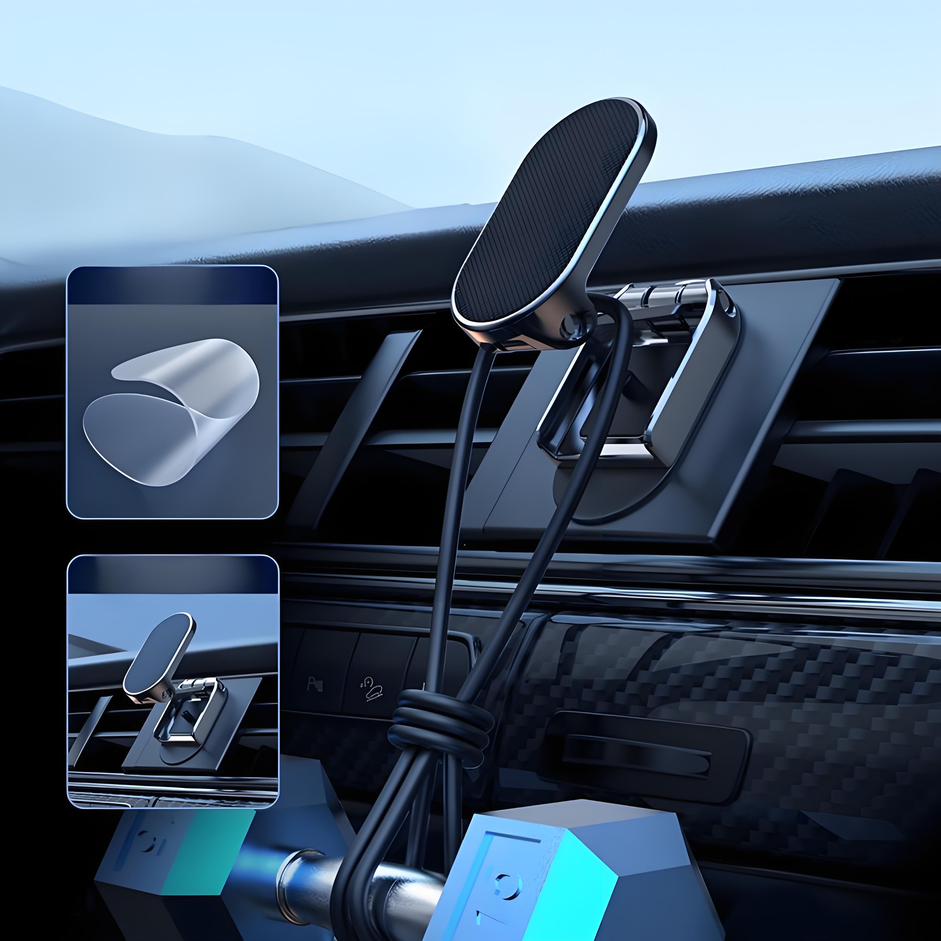 Factory Wholesale Car Mobile Phone Stand Dashboard Phone Mount Bracket Portable Magnetic Car Phone Holder