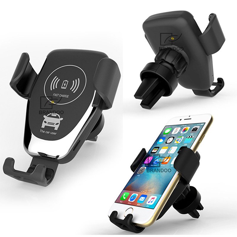 15W Wireless Car Charger Mount USB Car Charger Fast Charging Auto Clamping Air Vent dashboard wireless car charger holder