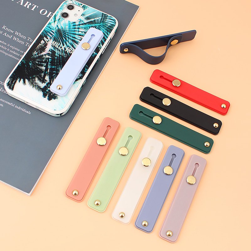NEW Wrist Band Hand Band Finger Grip Mobile Phone Holder Stand Push Pull Universal Car Phone Socket Holder For All mobile phone