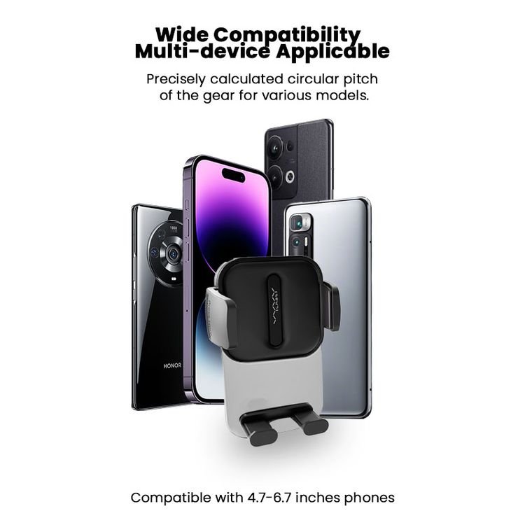 Vyvylabs Car Mount Phone Holder Dashboard Windshield Suction Cup Car Phone Holder Steady Clamp Car Holder