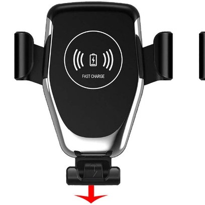 Charger car phone holder wireless charger smart sensor car mount wireless charger car