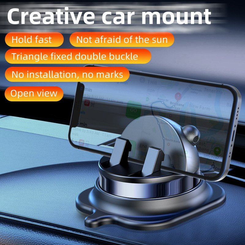 Upgradation Universal 360 Rotation Air Vent Phone Stand Anti-Slip Adsorption Portable Dashboard Mobile Phone Holder for Car