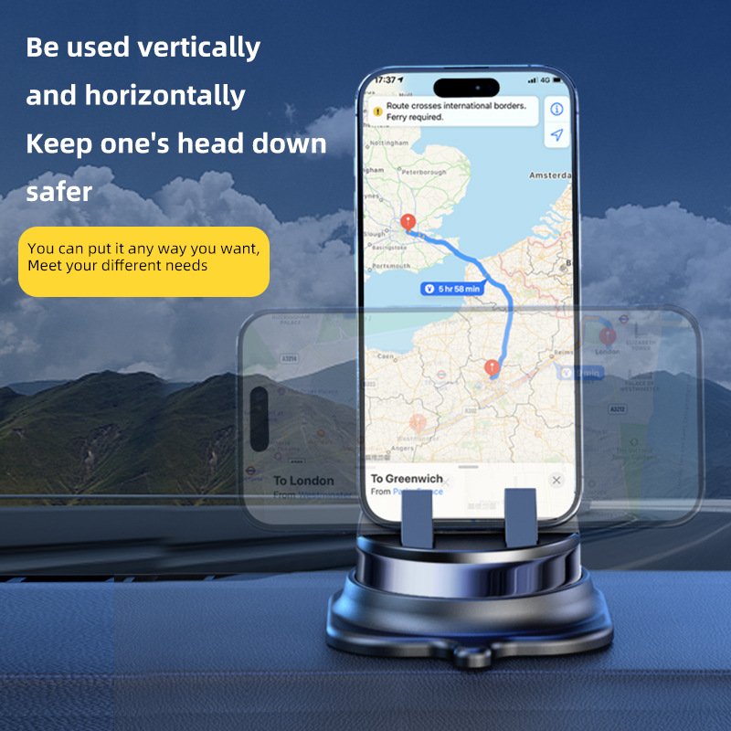 Upgradation Universal 360 Rotation Air Vent Phone Stand Anti-Slip Adsorption Portable Dashboard Mobile Phone Holder for Car