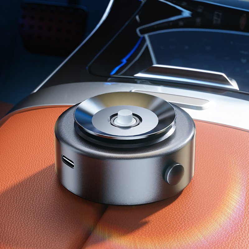 2024 Custom Logo Rotating Battery Vacuum Adsorption Stable Suction Cup Phone Car Holder Bracket Magnetic Desk Mobile Phone