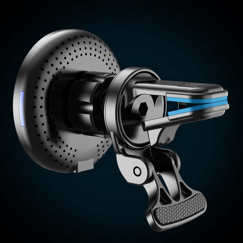 New Arrival Fine Price 15W Air Vent Mobile Phone Holder Magnetic Car Wireless Charger