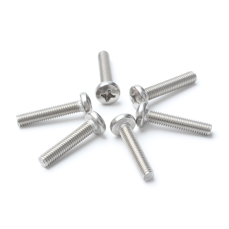 ISO7045 304 Stainless Steel Cross Recessed Pan Head Machine Screws