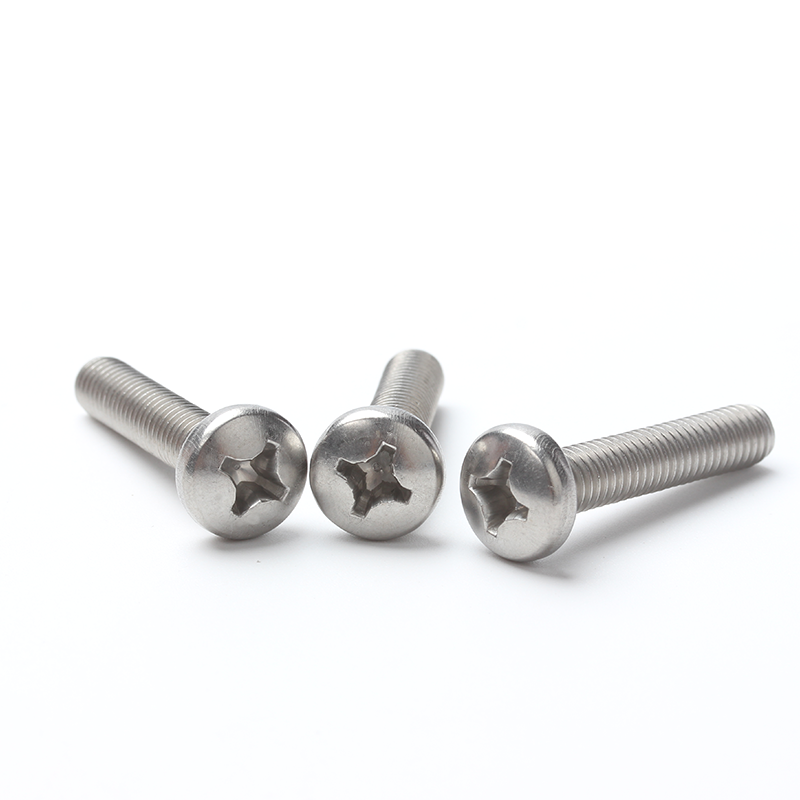 ISO7045 304 Stainless Steel Cross Recessed Pan Head Machine Screws