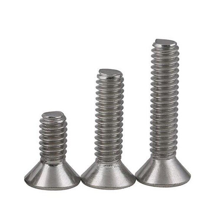 304 stainless steel hexagonal countersunk head screw flat head bolt 2#-56 4#-40 6#-32 8#-32 10#-24 1/4-20 5/16-18 3/8-16 1/2-13