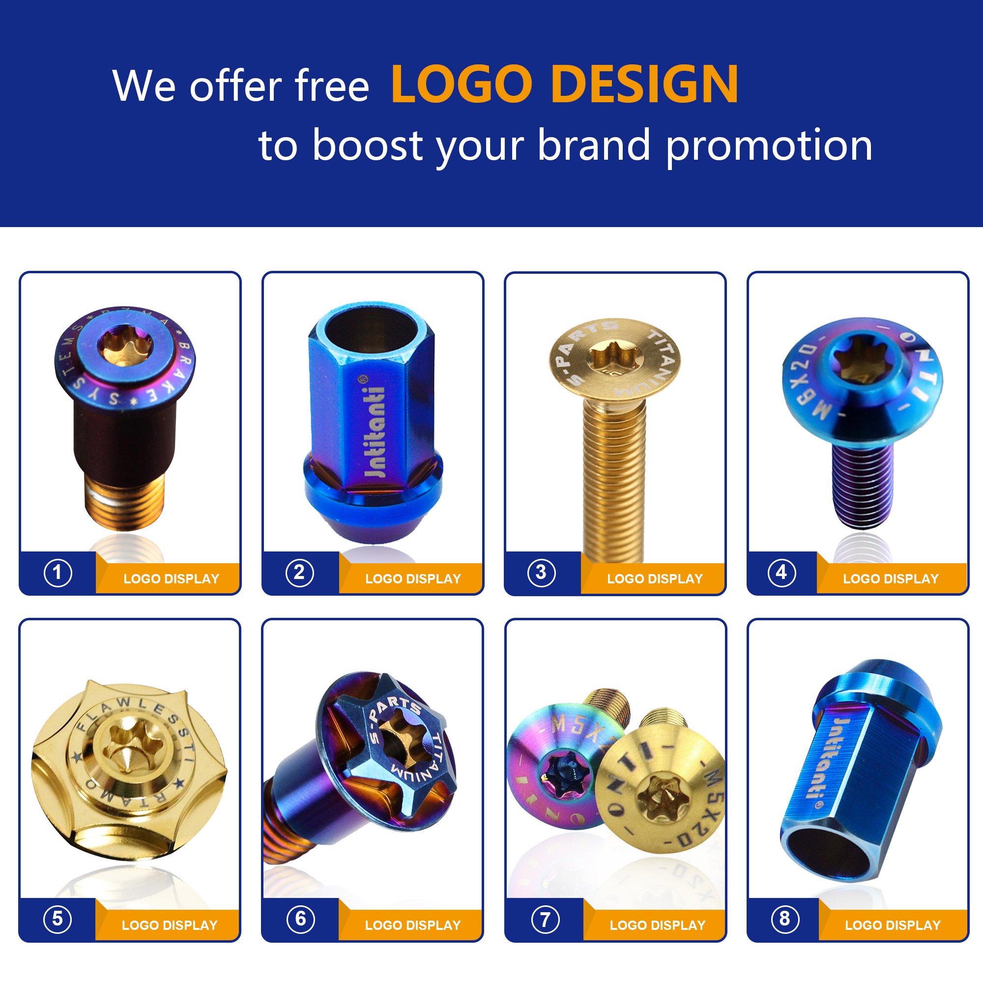 M8 M10 M12 Gr5 Titanium Bolts M10 M6 Anodized Hex Flanged bolt titanium Nut DIN6921 titanium bolts motorcycle