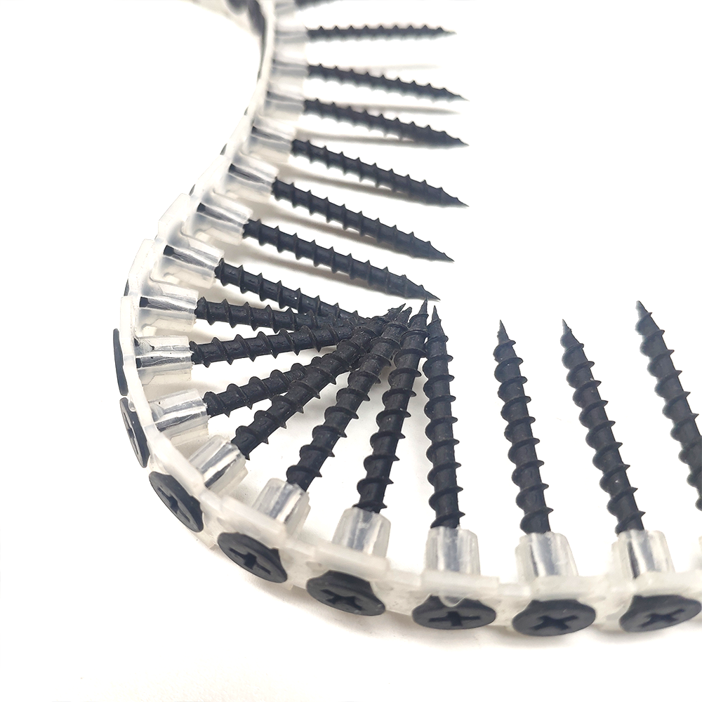 High strength Tianjin Collated Drywall Screws Coarse Thread Drywall Screw Strip Chain Screw