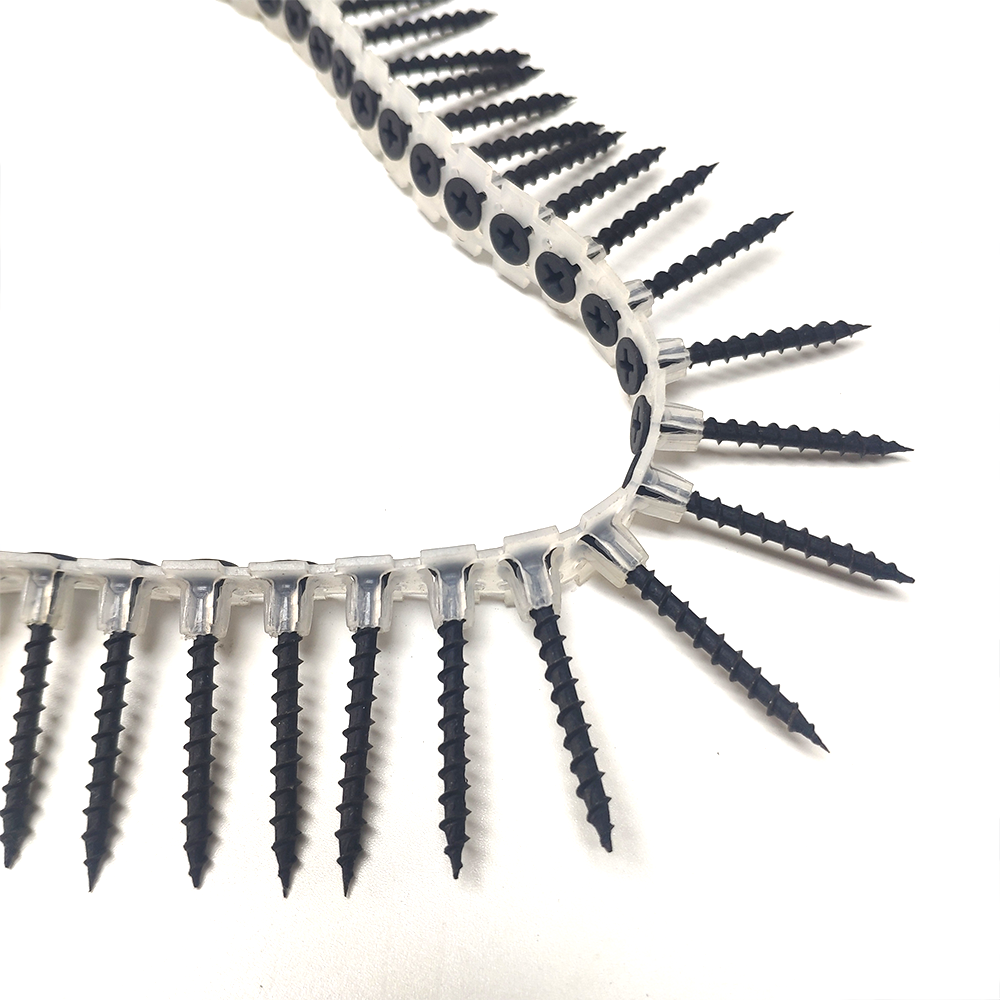 High strength Tianjin Collated Drywall Screws Coarse Thread Drywall Screw Strip Chain Screw