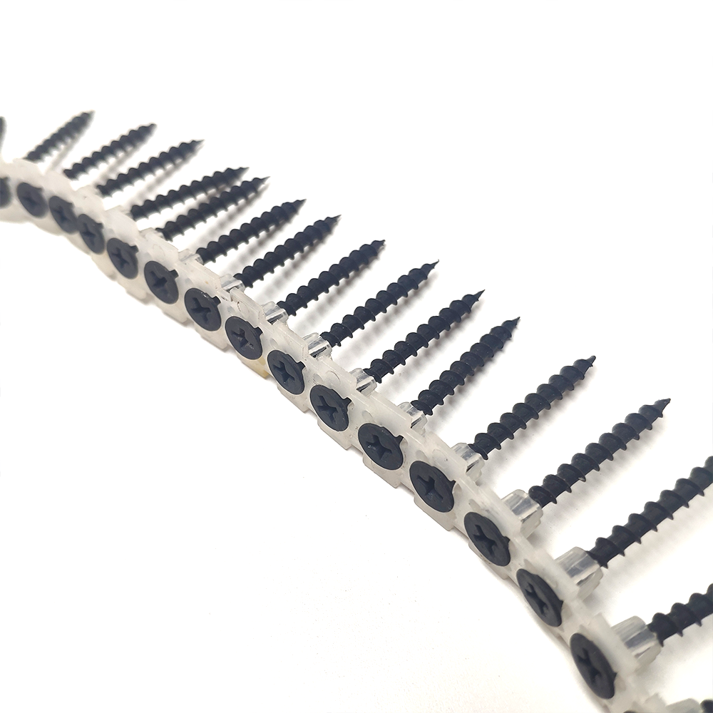 High strength Tianjin Collated Drywall Screws Coarse Thread Drywall Screw Strip Chain Screw