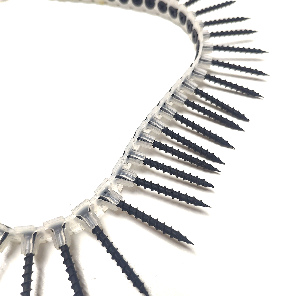 High strength Tianjin Collated Drywall Screws Coarse Thread Drywall Screw Strip Chain Screw