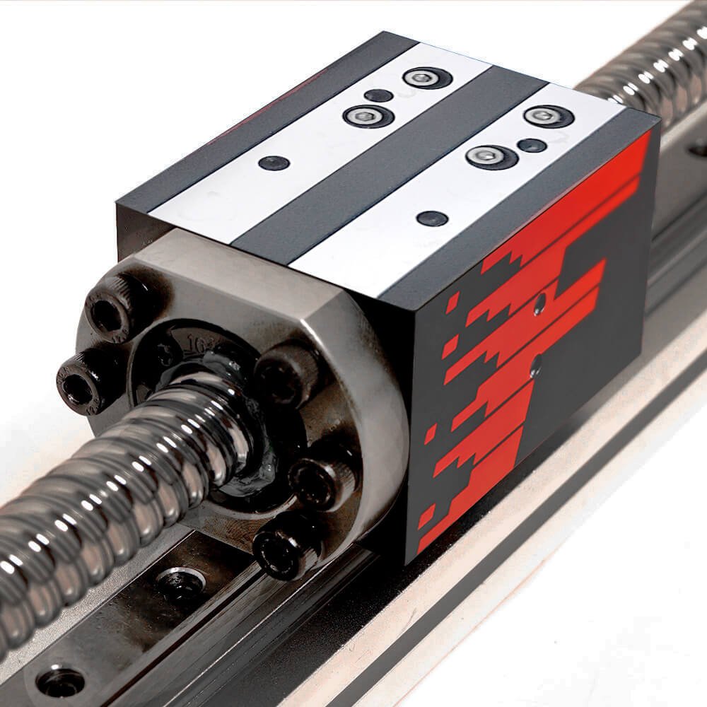 Aluminum Profile Ball Screw Linear Guide Rail 40mm Width Actuator
