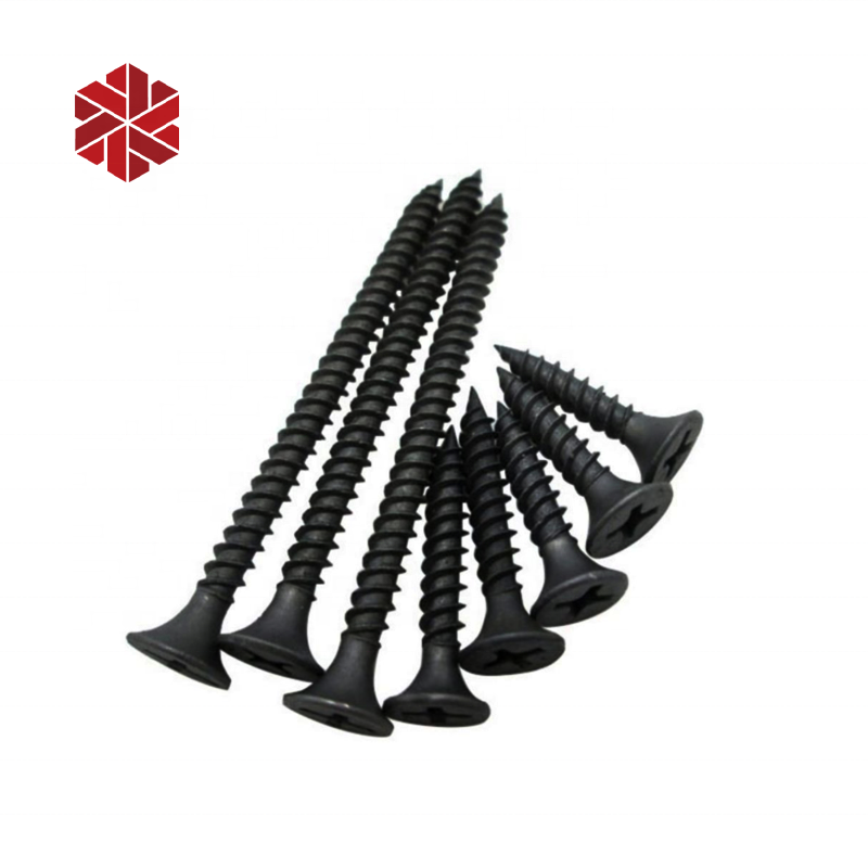 Bugle Head Black Phosphate Drywall Screws Fine Thread Coarse Thread Plasterboard Tornillos 3.5*25mm Dry Wall Gypsum Board Screws