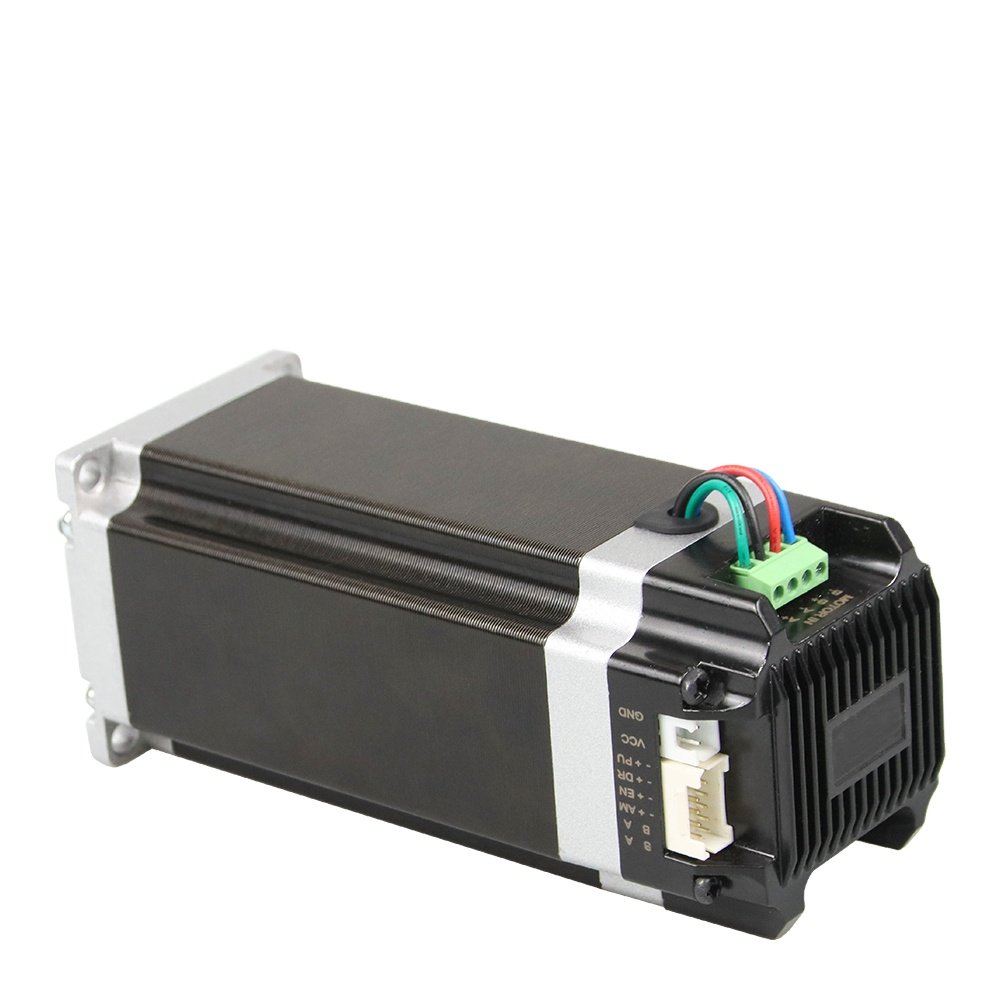 Canopen RS485 12 24Volt Integrated Servo Motor 1000ppr 17bit Linear Actuator Stepper Motor 2A 0.55N.m Nema 17 23 with Gearbox