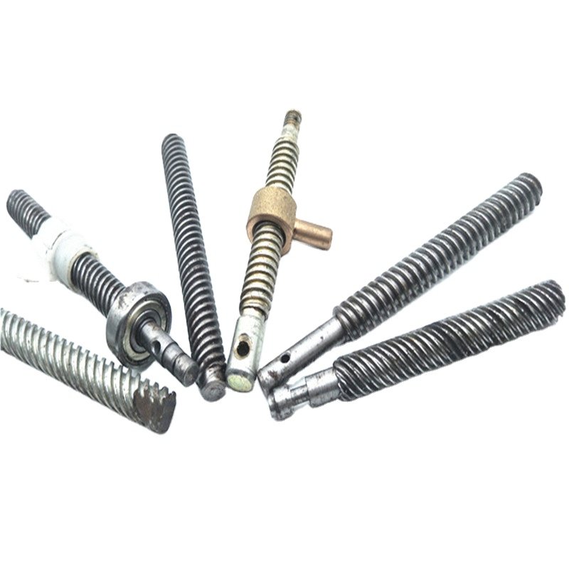 Precision bidirectional trapezoidal screw stainless steel trapezoidal screw nut large pitch lead screw copper nut