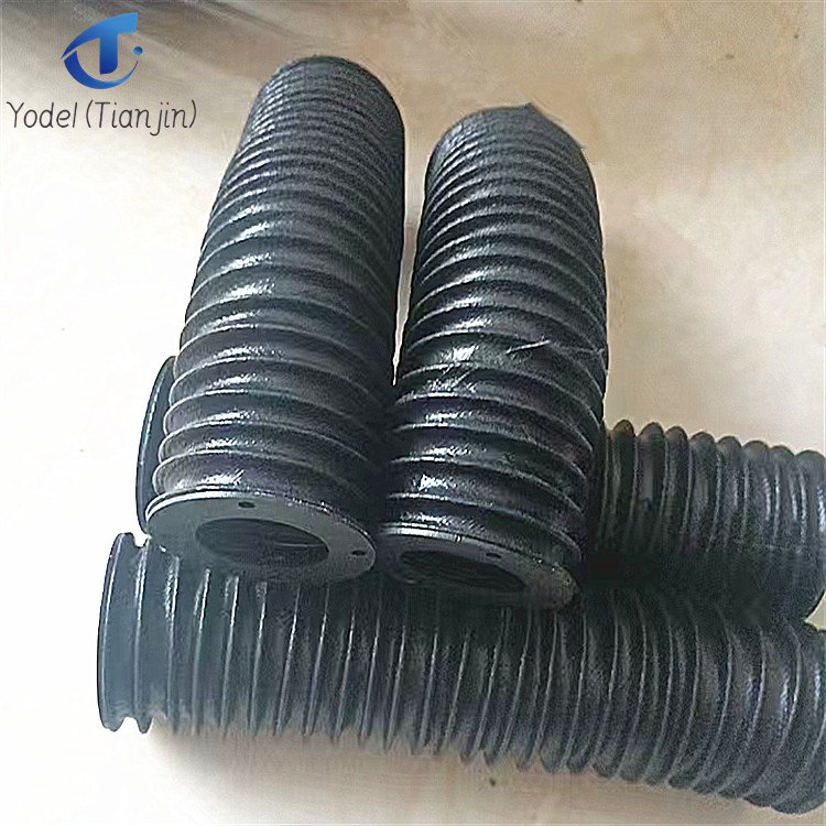 Round Telescopic Bellows Cover Protect Cylinder Oil Cylinder Lead Screw Dust Cover