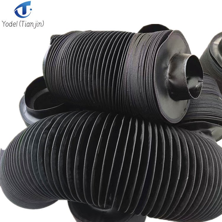 Round Telescopic Bellows Cover Protect Cylinder Oil Cylinder Lead Screw Dust Cover