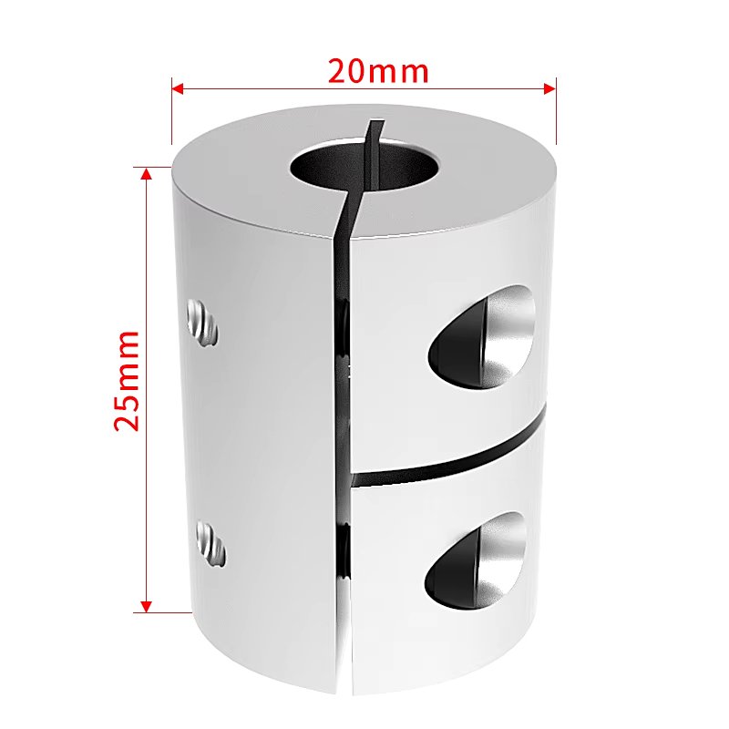 KINGROON KP3S Rigid Coupling Shaft Coupler Stepper Motor Couplings 5x8x25mm 3D Printer Parts Connecting Leadscrew Step Motor