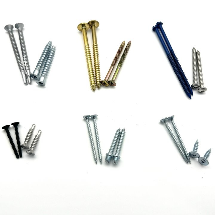 Carbon Steel Galvanized Wafer Head Screws Truss Head Screw Self Tapping Wholesale Screws