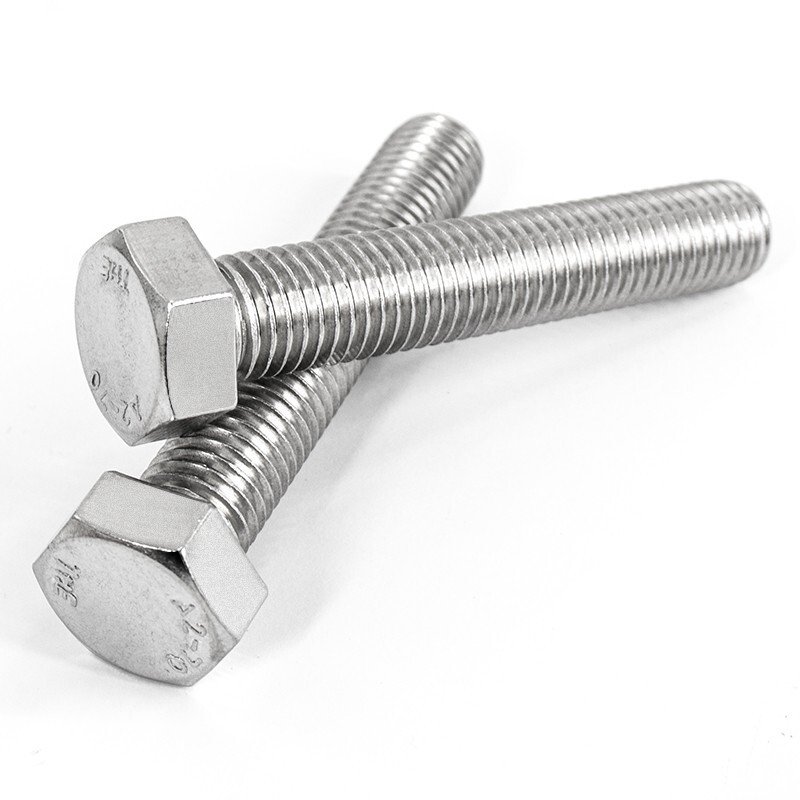 Factory Spot 304/316 American Standard Stainless Steel American Hexagonal Bolts And Screws ANSI B 18.2.1 Bolt And Nut Cnc Bolts