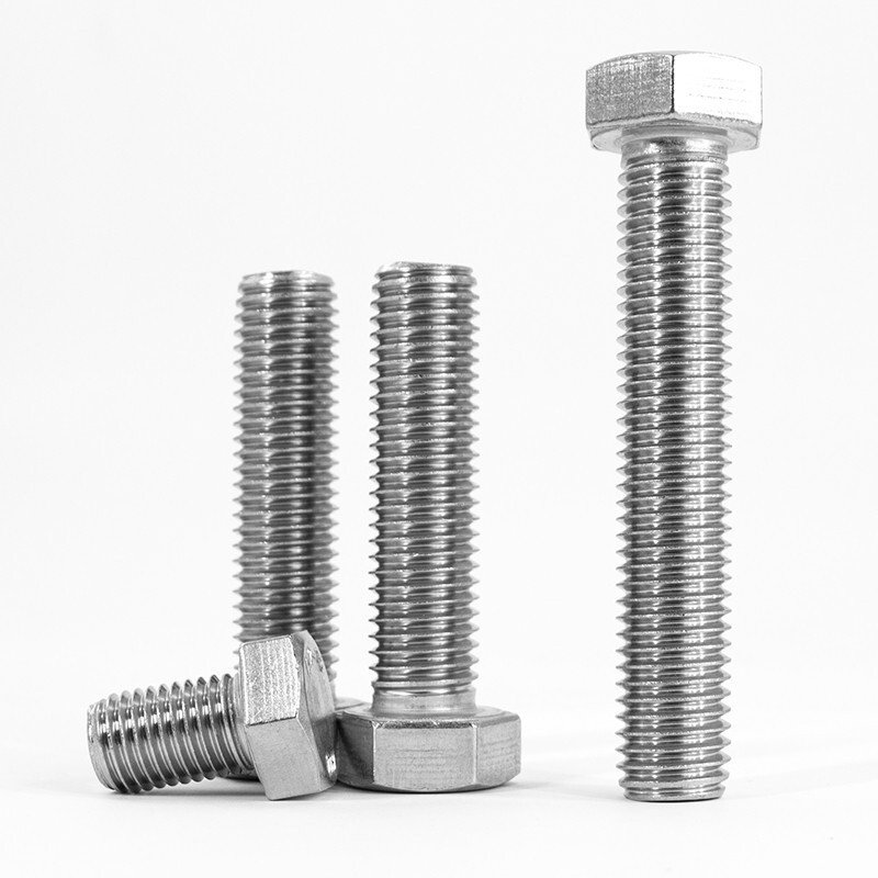 Factory Spot 304/316 American Standard Stainless Steel American Hexagonal Bolts And Screws ANSI B 18.2.1 Bolt And Nut Cnc Bolts