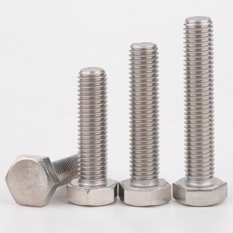Factory Spot 304/316 American Standard Stainless Steel American Hexagonal Bolts And Screws ANSI B 18.2.1 Bolt And Nut Cnc Bolts
