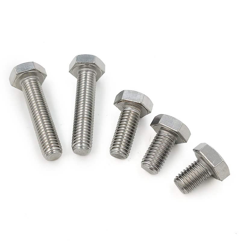 Factory Spot 304/316 American Standard Stainless Steel American Hexagonal Bolts And Screws ANSI B 18.2.1 Bolt And Nut Cnc Bolts