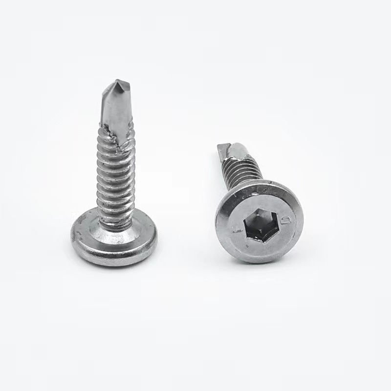 Hex Washer Head Self-drilling Screw With Rubber Self Drilling Sc Tornillo Self Drilling Timber Screws