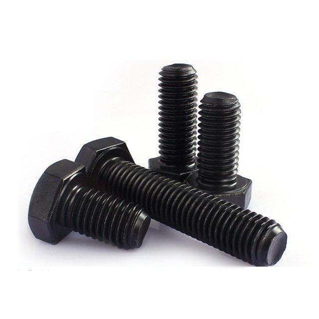 Factory directly supply grade 4.8 8.8 10.9 A193 A194 B7 high strength hdg metal black hex bolt and nut 30mm M8 M10 M16 m30