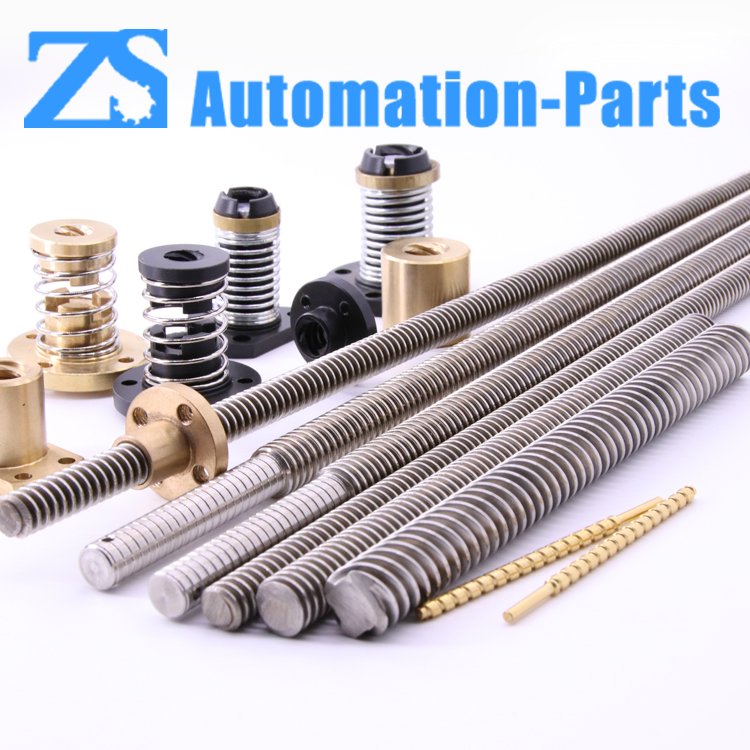 1.5 mm 8mm lead ballscrew with cylinder nut for 3d printer table lead screw