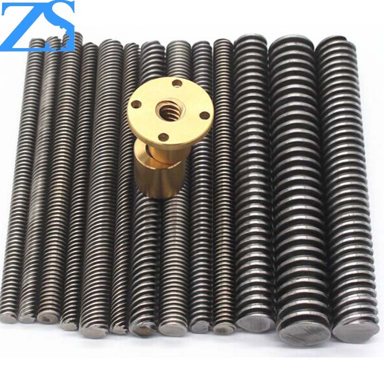 1.5 mm 8mm lead ballscrew with cylinder nut for 3d printer table lead screw