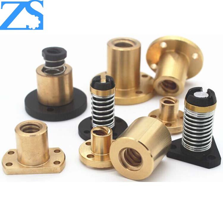 1.5 mm 8mm lead ballscrew with cylinder nut for 3d printer table lead screw