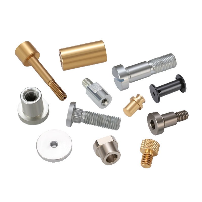 OEM ODM CNC Non-standard Hardware Aluminium Alloy Stainless Steel Brass Copper Gold Customization Nut Bolt Wansher Screw Parts