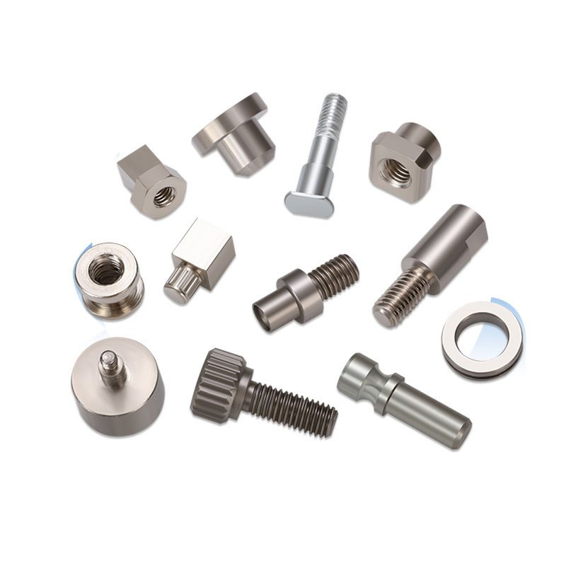 OEM ODM CNC Non-standard Hardware Aluminium Alloy Stainless Steel Brass Copper Gold Customization Nut Bolt Wansher Screw Parts