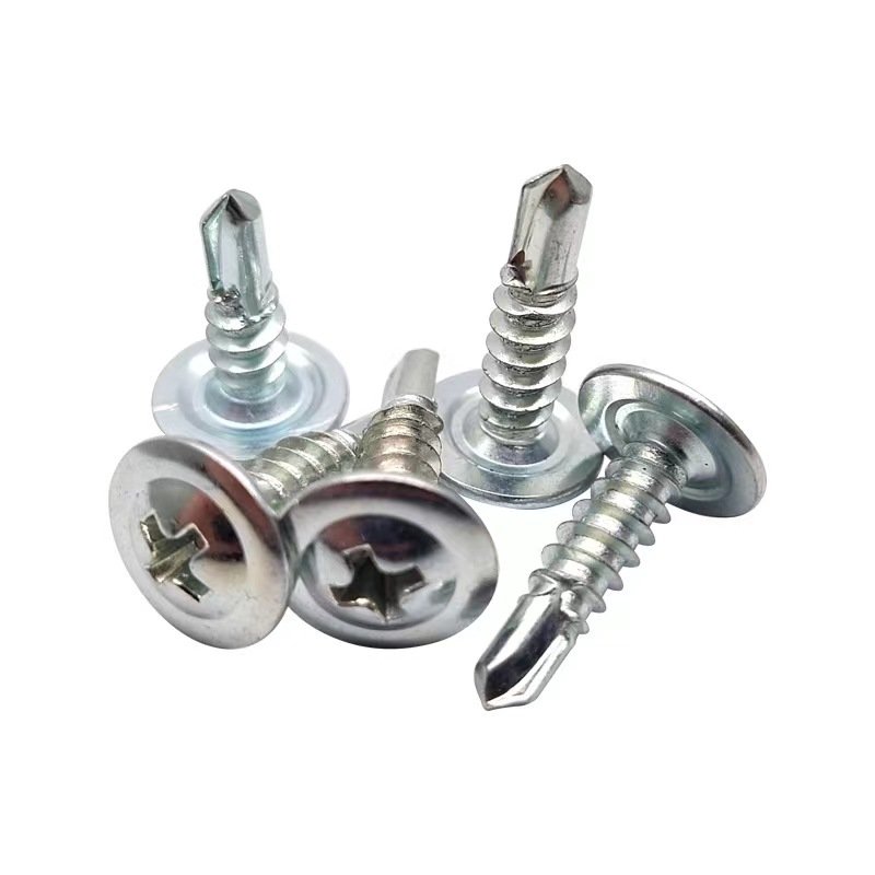 304 410 Stainless Steel Truss Wafer Head Phillips Self Drilling Dovetail Screw